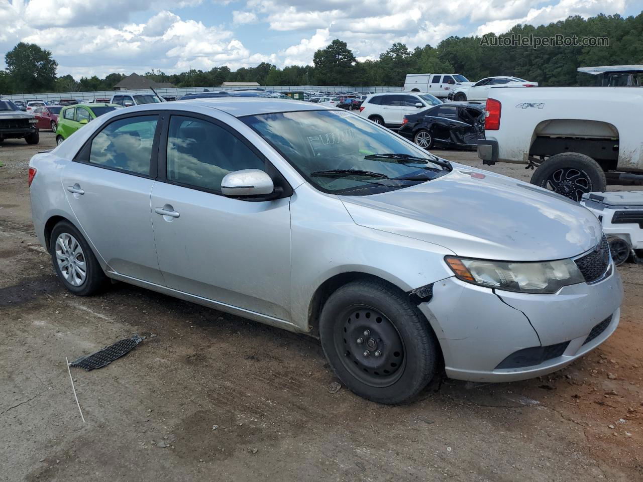 2012 Kia Forte Ex Silver vin: KNAFU4A27C5528659