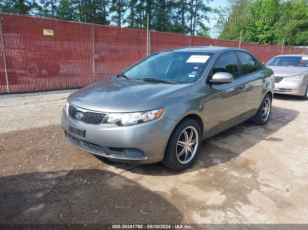 2012 Kia Forte Ex Gray vin: KNAFU4A27C5546840