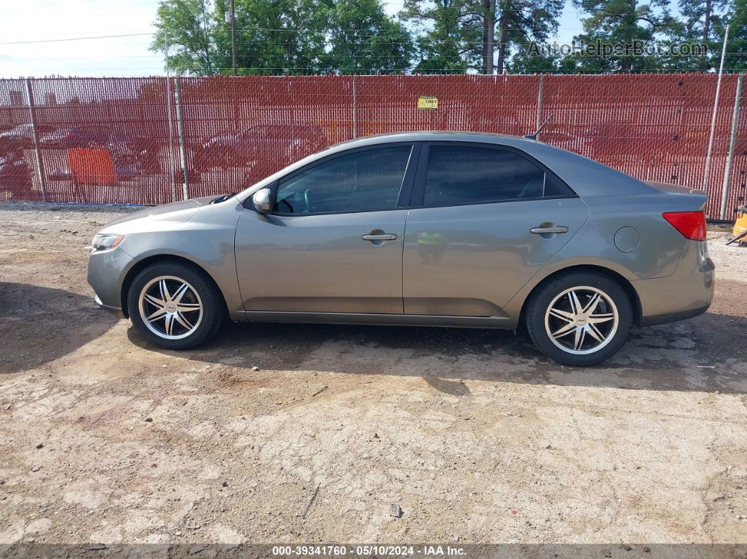 2012 Kia Forte Ex Gray vin: KNAFU4A27C5546840