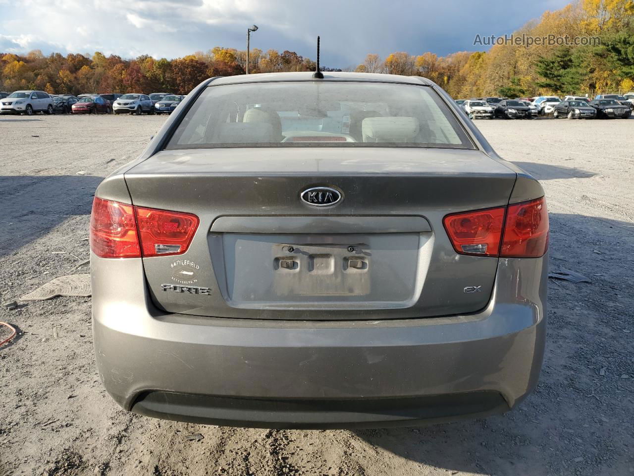 2012 Kia Forte Ex Charcoal vin: KNAFU4A27C5581829