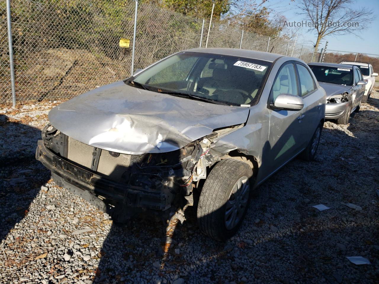 2012 Kia Forte Ex Silver vin: KNAFU4A27C5628289