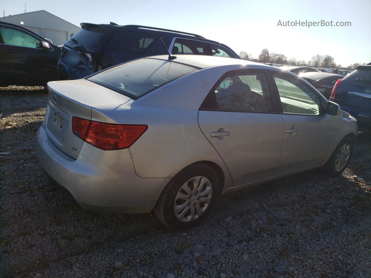 2012 Kia Forte Ex Silver vin: KNAFU4A27C5628289