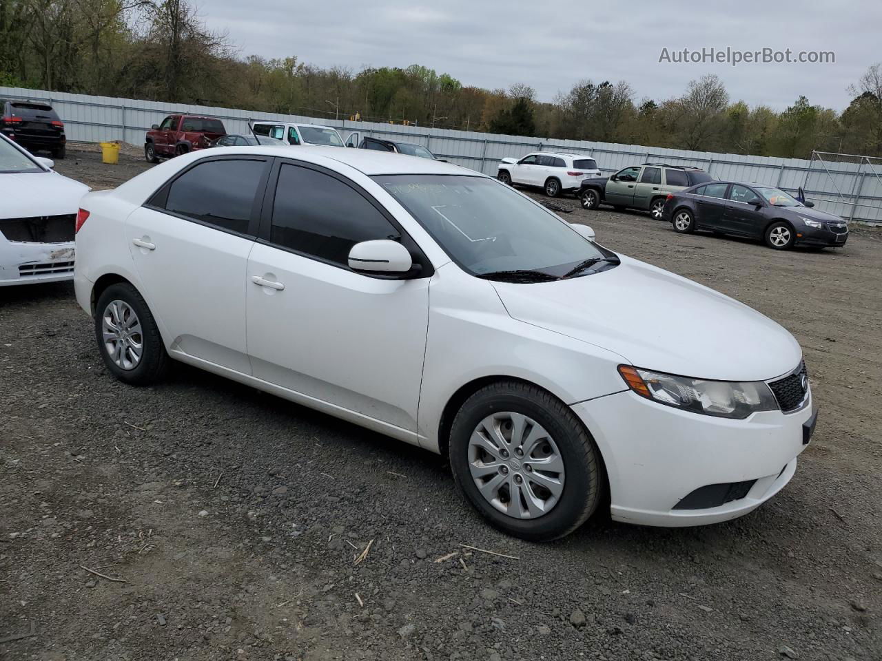 2012 Kia Forte Ex White vin: KNAFU4A27C5628633