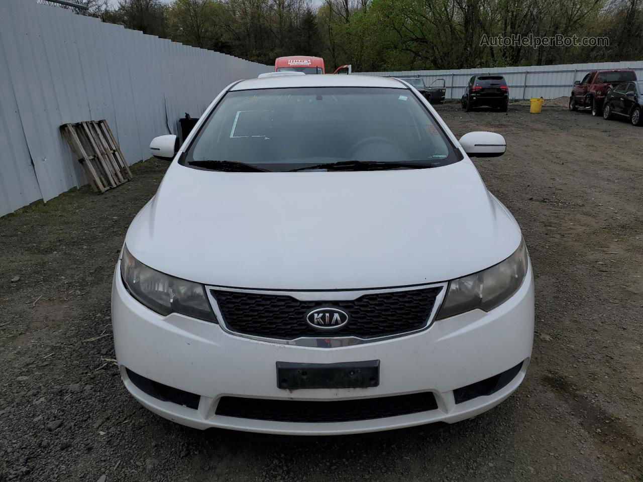 2012 Kia Forte Ex White vin: KNAFU4A27C5628633