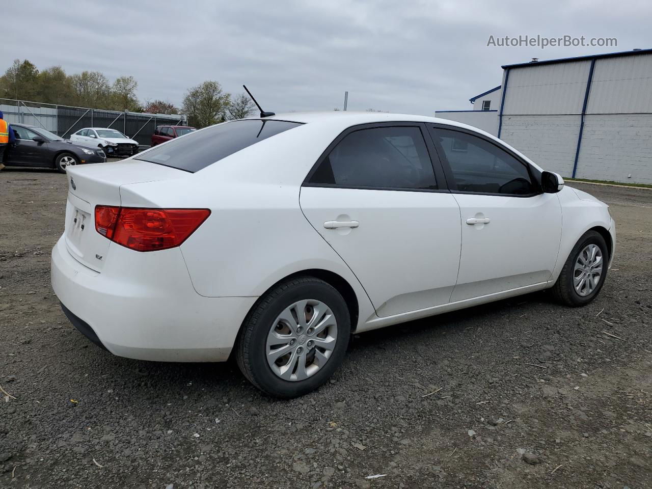 2012 Kia Forte Ex White vin: KNAFU4A27C5628633