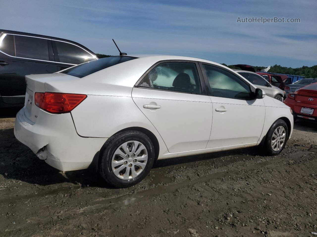 2012 Kia Forte Ex White vin: KNAFU4A27C5637834