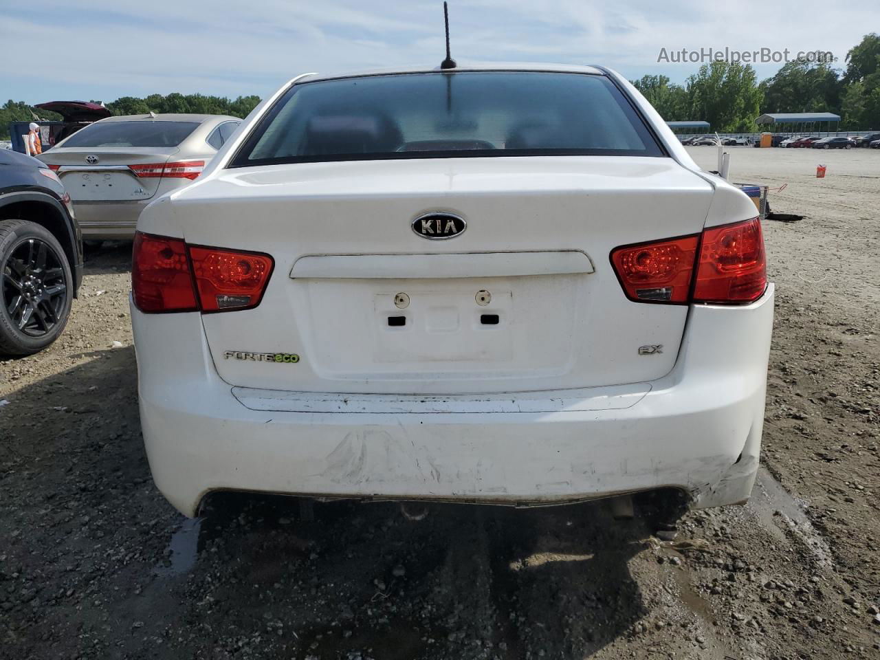 2012 Kia Forte Ex White vin: KNAFU4A27C5637834