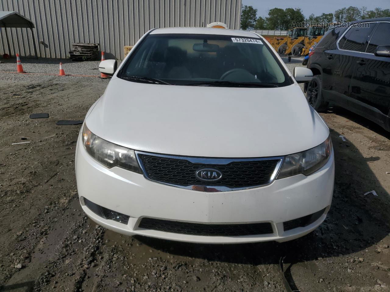 2012 Kia Forte Ex White vin: KNAFU4A27C5637834