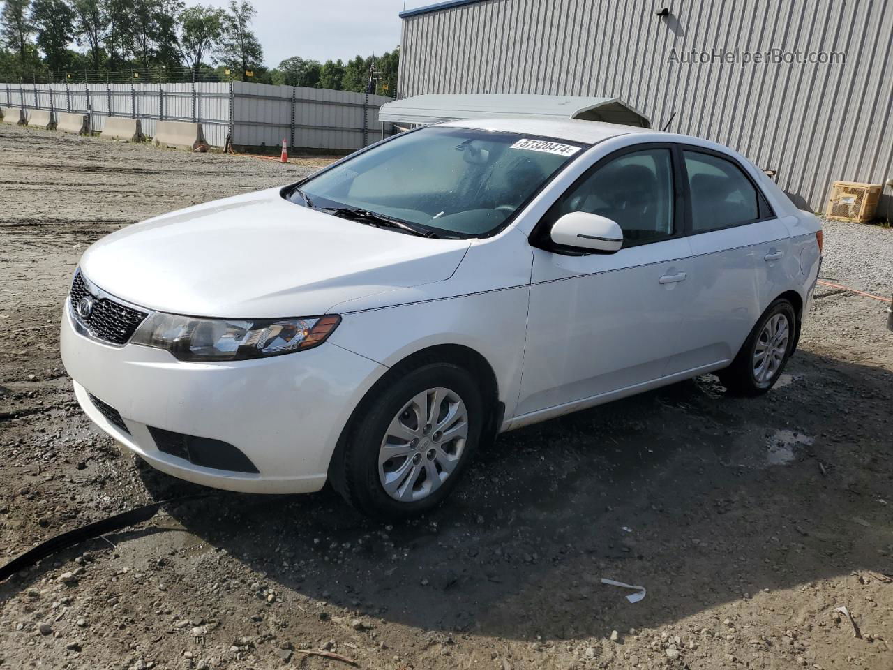 2012 Kia Forte Ex White vin: KNAFU4A27C5637834