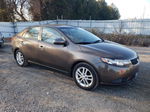 2012 Kia Forte Ex Brown vin: KNAFU4A27C5638613