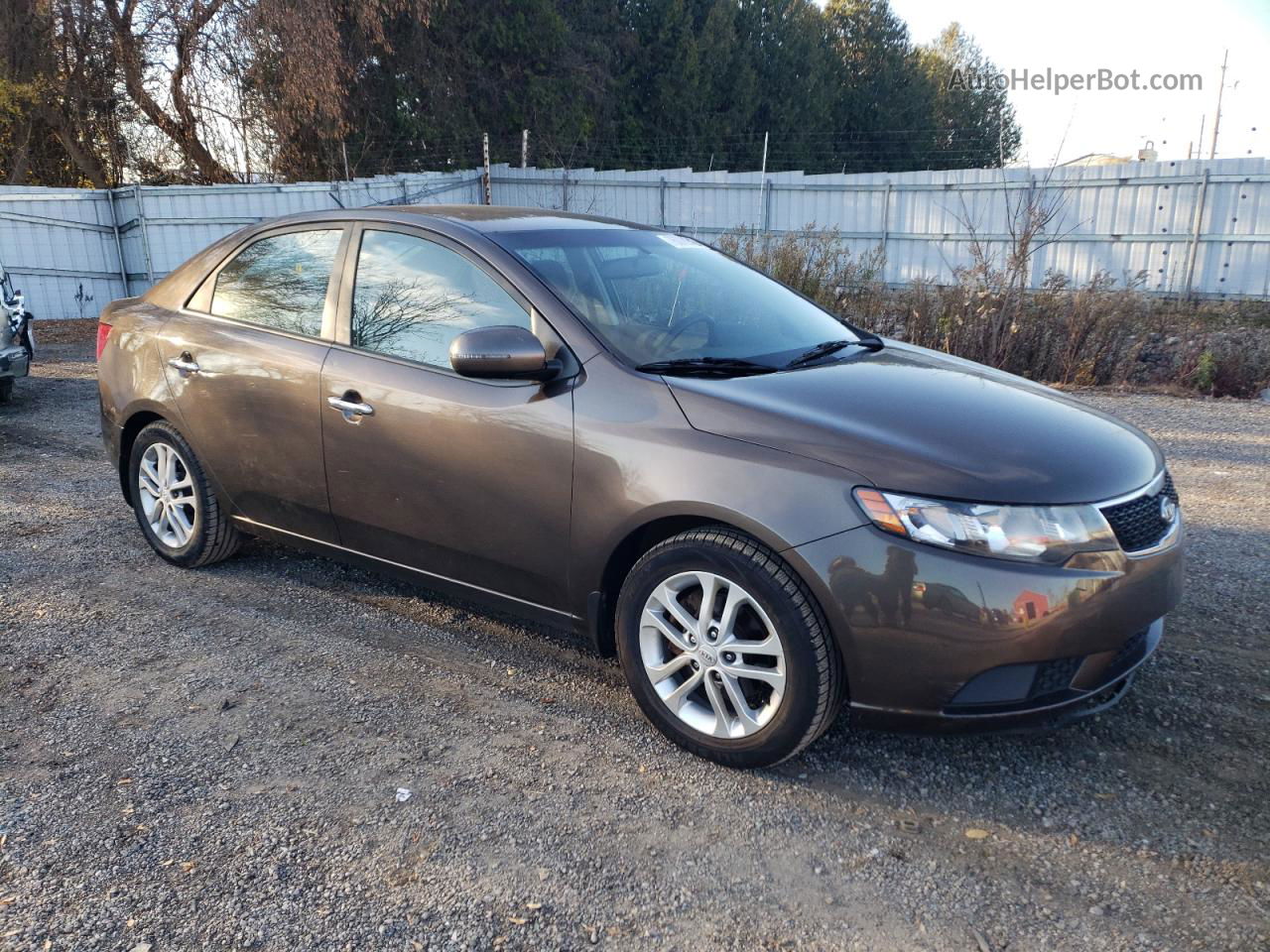 2012 Kia Forte Ex Brown vin: KNAFU4A27C5638613