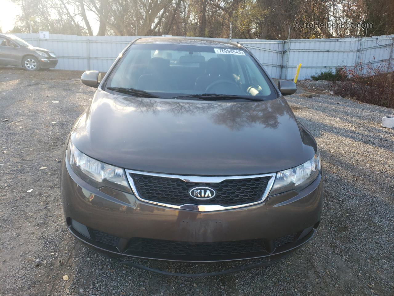 2012 Kia Forte Ex Brown vin: KNAFU4A27C5638613