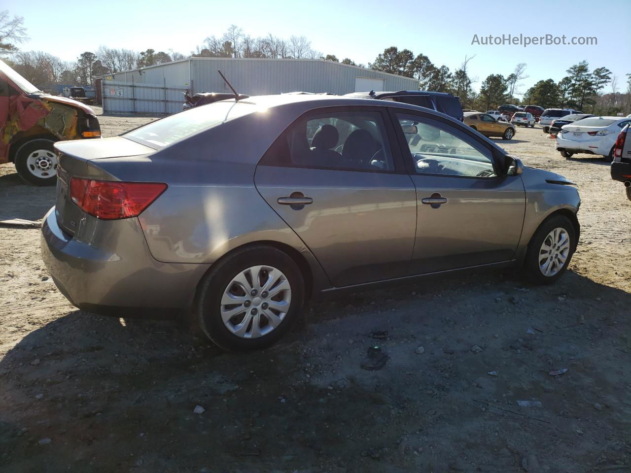 2012 Kia Forte Ex Gray vin: KNAFU4A27C5644959