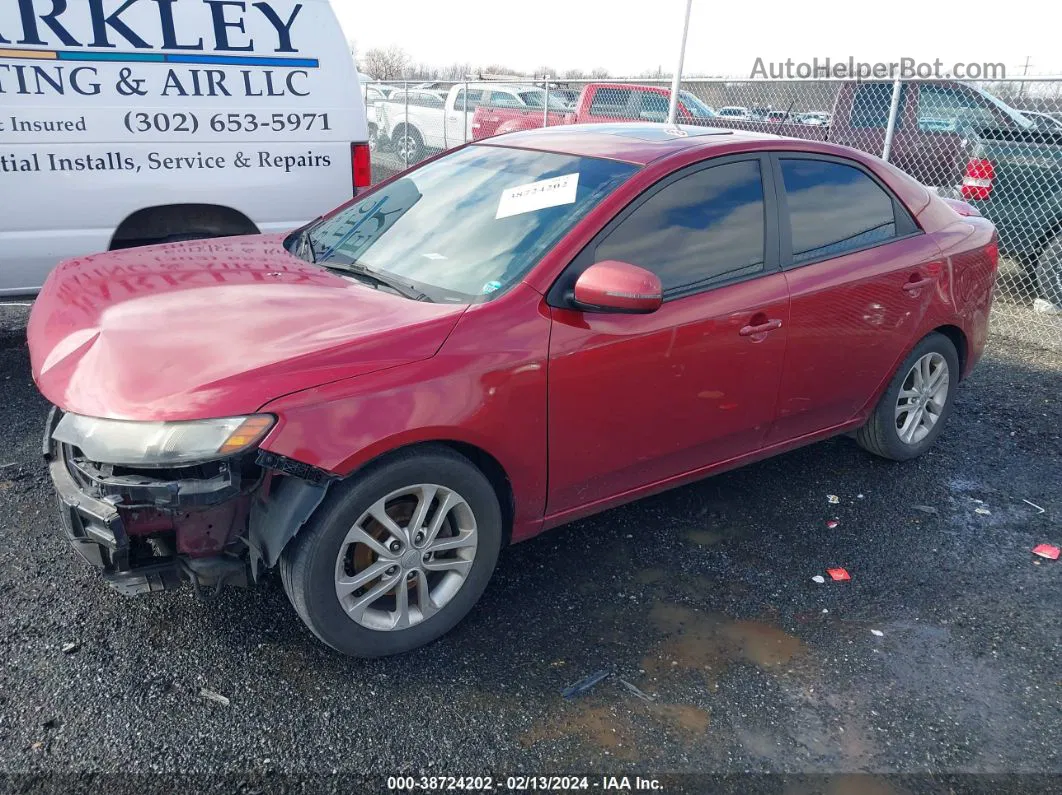 2012 Kia Forte Ex Red vin: KNAFU4A28C5472344