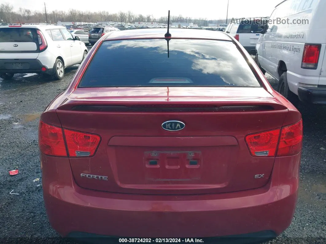 2012 Kia Forte Ex Red vin: KNAFU4A28C5472344