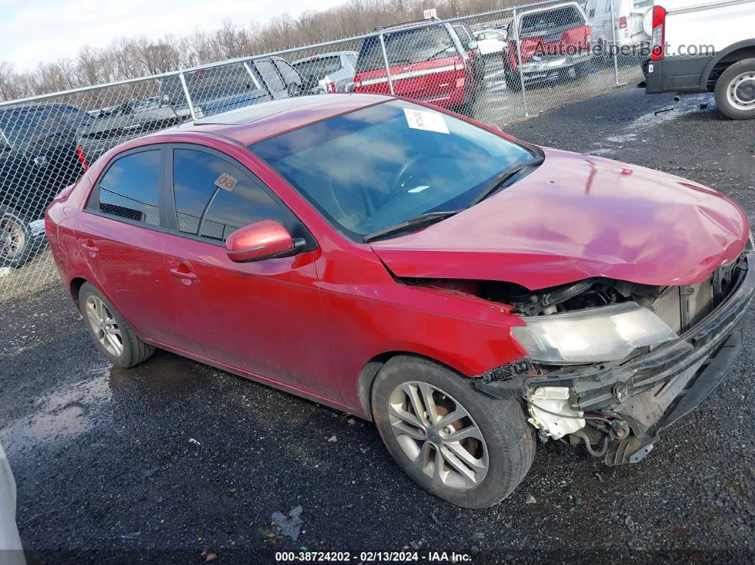 2012 Kia Forte Ex Red vin: KNAFU4A28C5472344