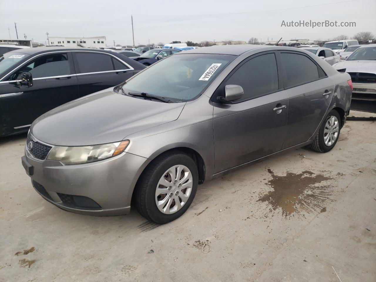 2012 Kia Forte Ex Gray vin: KNAFU4A28C5488849