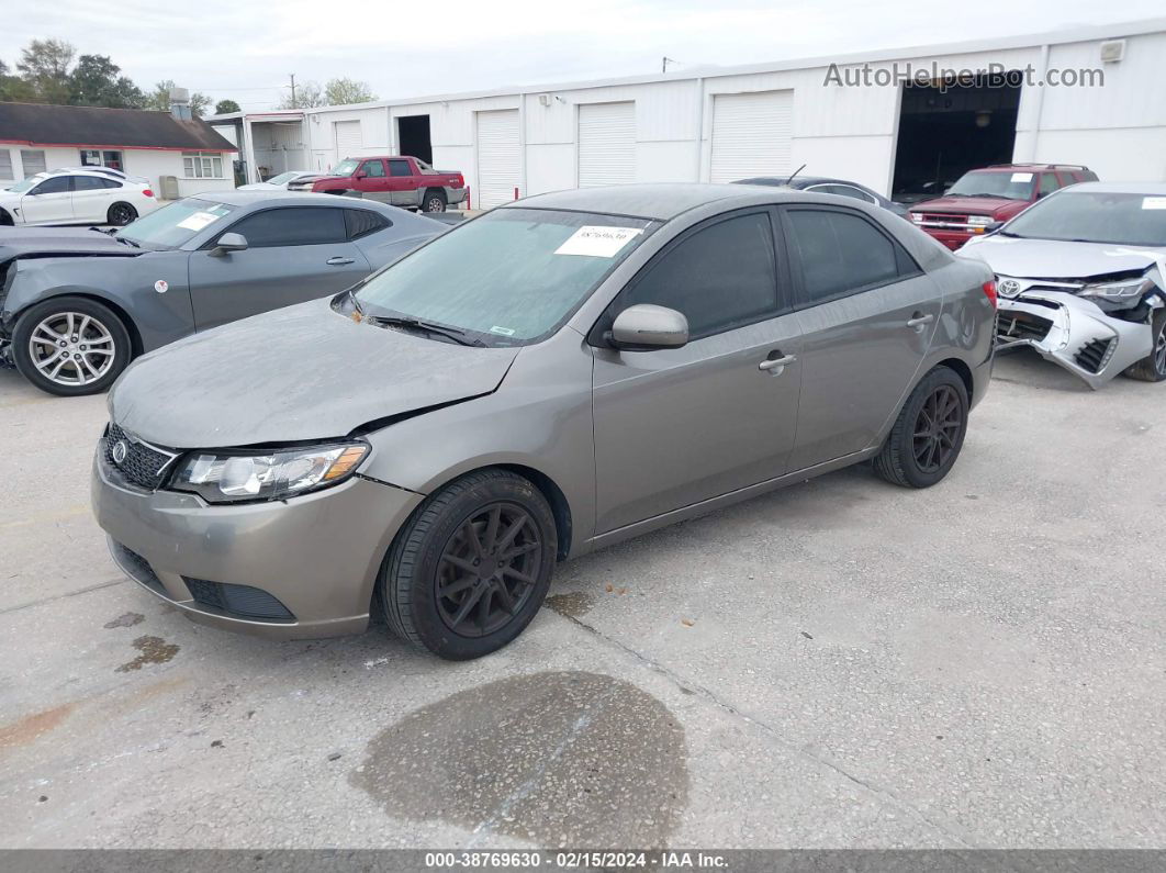 2012 Kia Forte Ex Gray vin: KNAFU4A28C5502250