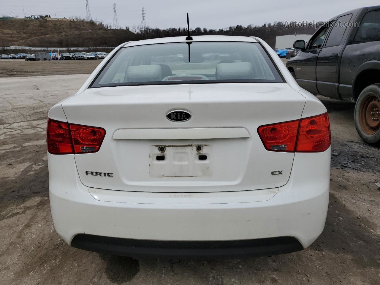 2012 Kia Forte Ex White vin: KNAFU4A28C5507741