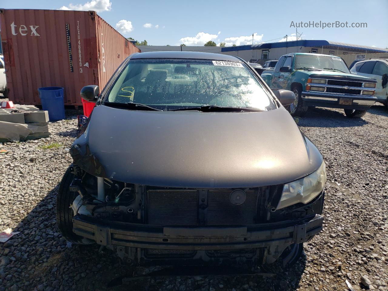 2012 Kia Forte Ex Charcoal vin: KNAFU4A28C5552355