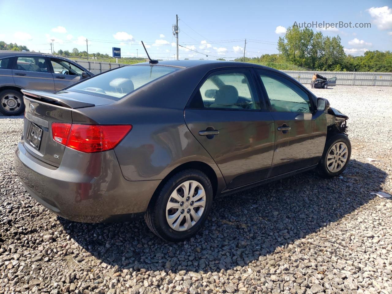 2012 Kia Forte Ex Charcoal vin: KNAFU4A28C5552355