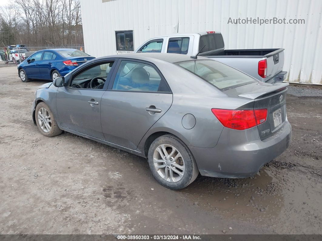 2012 Kia Forte Ex Gray vin: KNAFU4A28C5553974