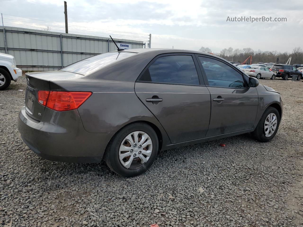 2012 Kia Forte Ex Gray vin: KNAFU4A28C5580219