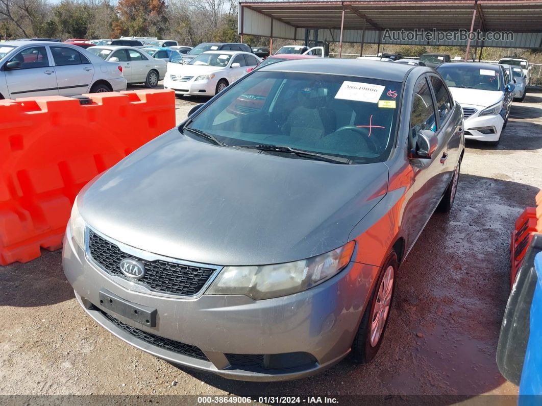 2012 Kia Forte Ex Gray vin: KNAFU4A28C5587882