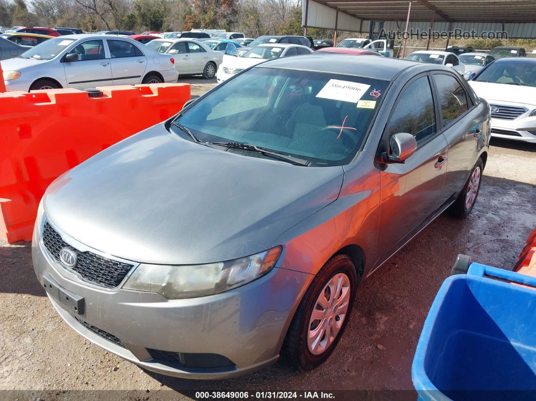 2012 Kia Forte Ex Gray vin: KNAFU4A28C5587882