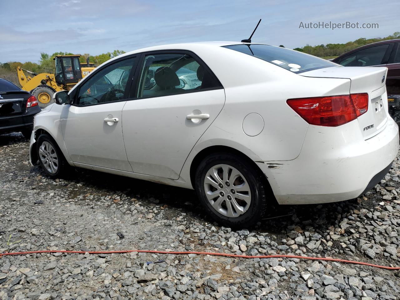 2012 Kia Forte Ex White vin: KNAFU4A28C5594251