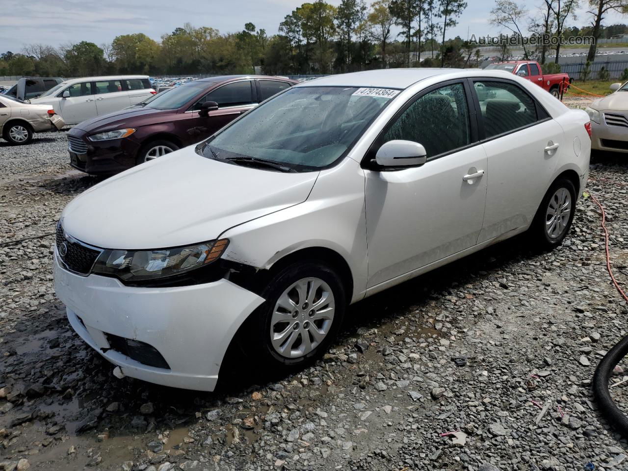 2012 Kia Forte Ex White vin: KNAFU4A28C5594251