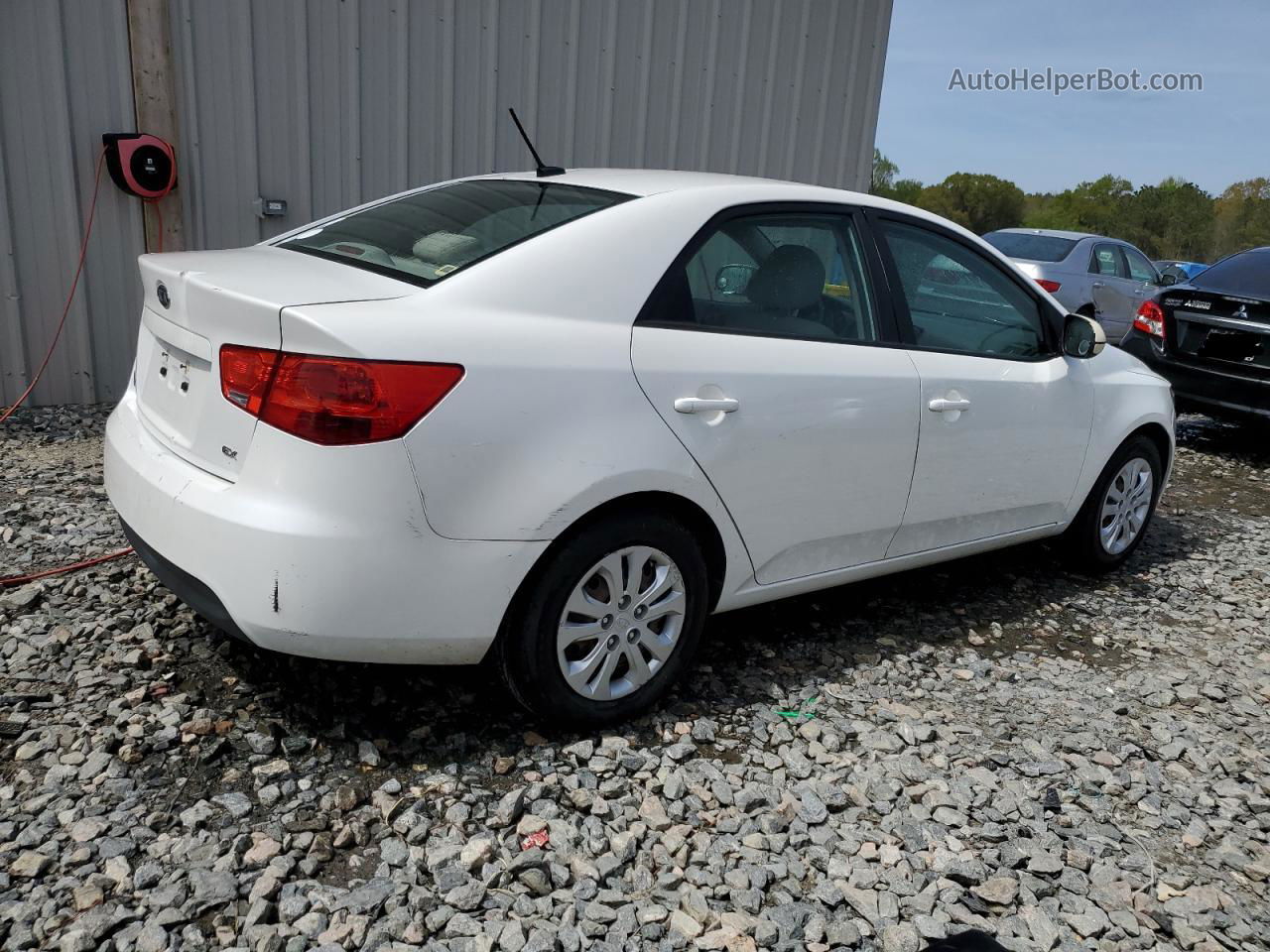 2012 Kia Forte Ex White vin: KNAFU4A28C5594251