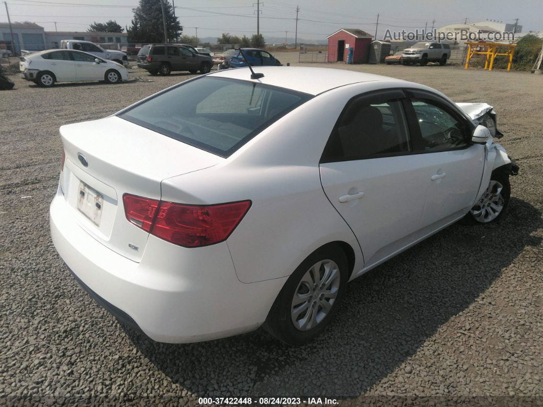 2012 Kia Forte Ex White vin: KNAFU4A28C5633744