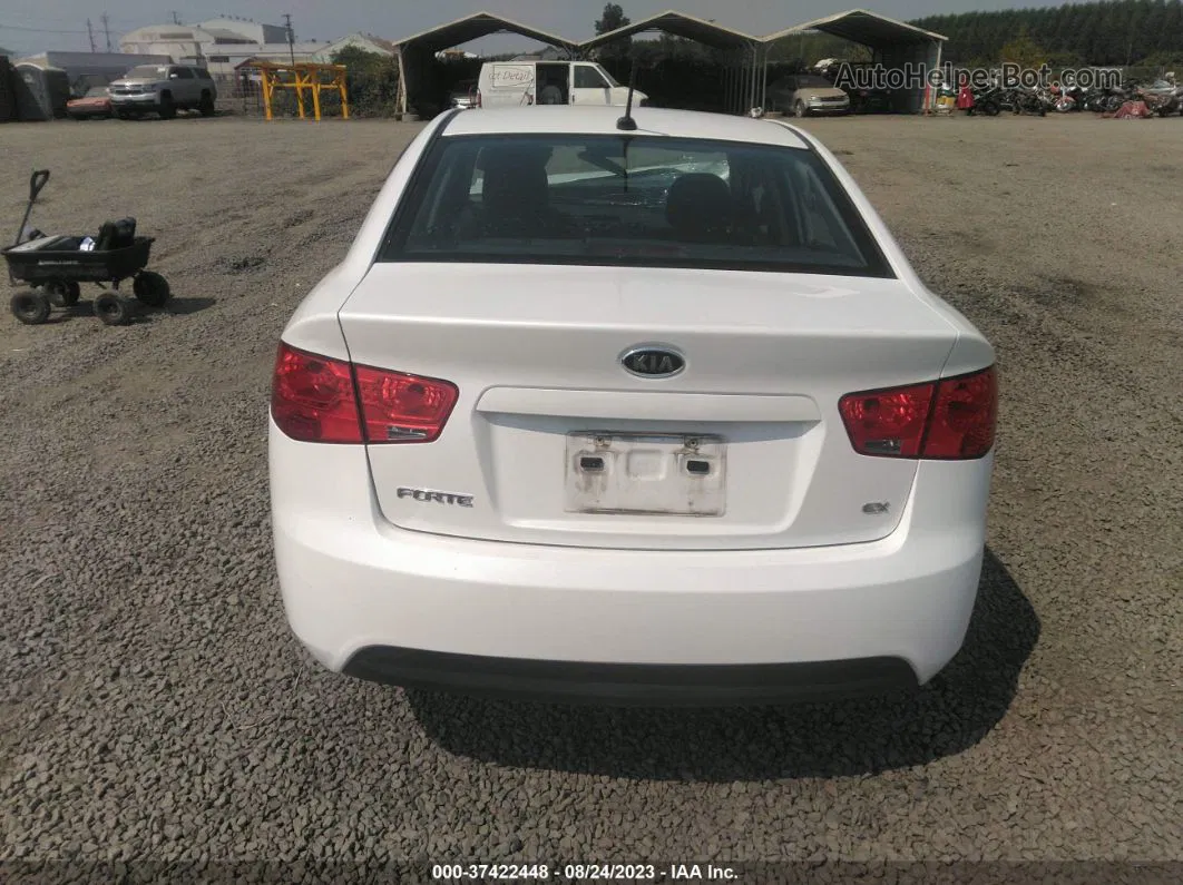 2012 Kia Forte Ex White vin: KNAFU4A28C5633744