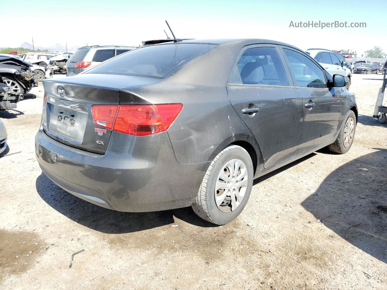 2012 Kia Forte Ex Brown vin: KNAFU4A29C5545950