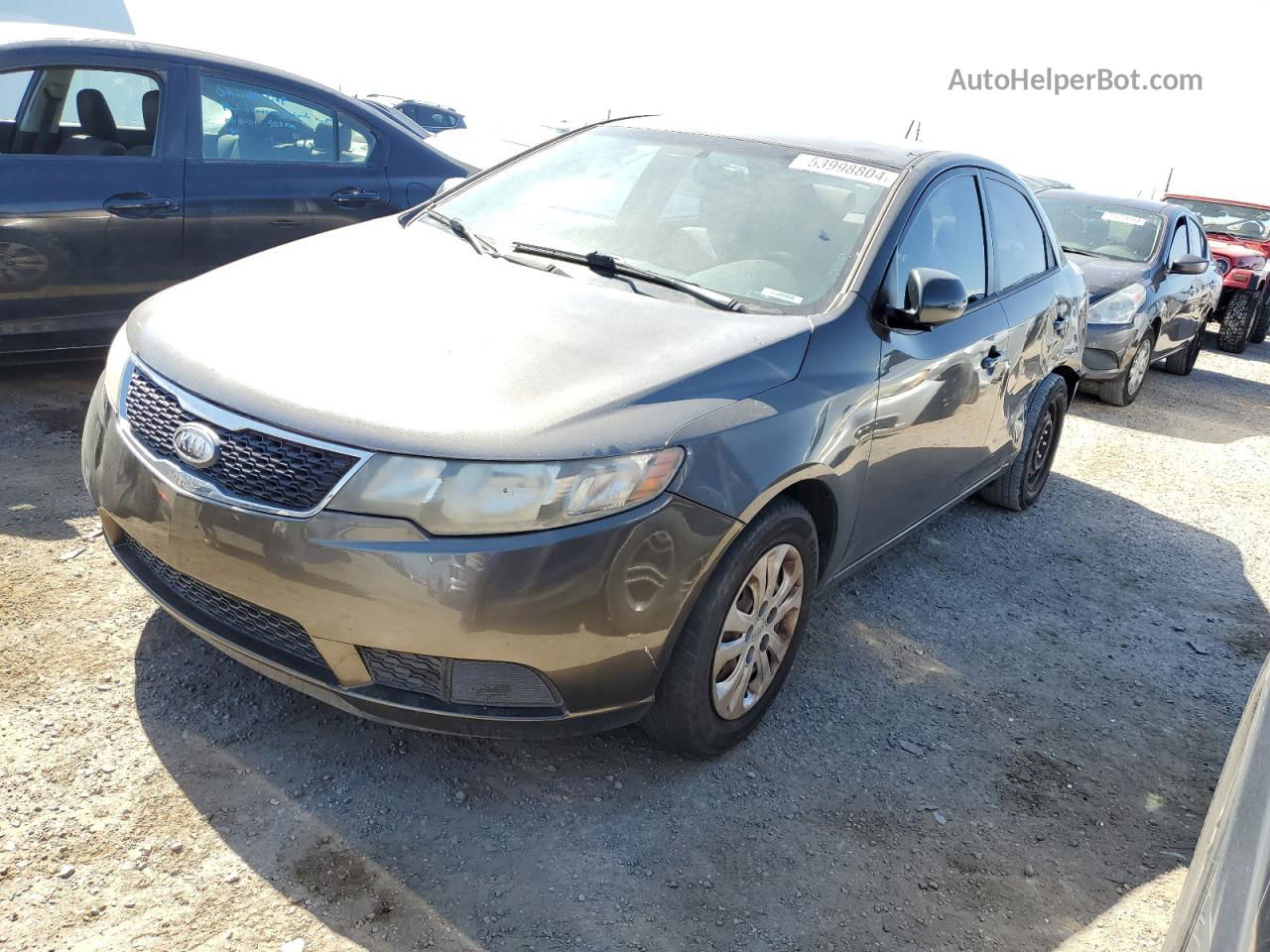 2012 Kia Forte Ex Brown vin: KNAFU4A29C5545950