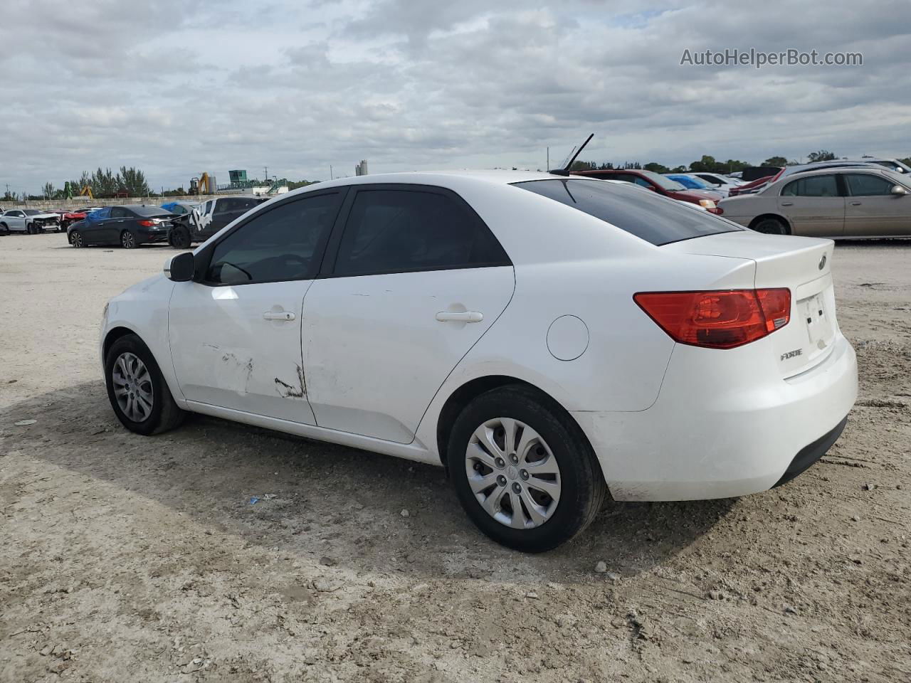 2012 Kia Forte Ex Белый vin: KNAFU4A29C5548539