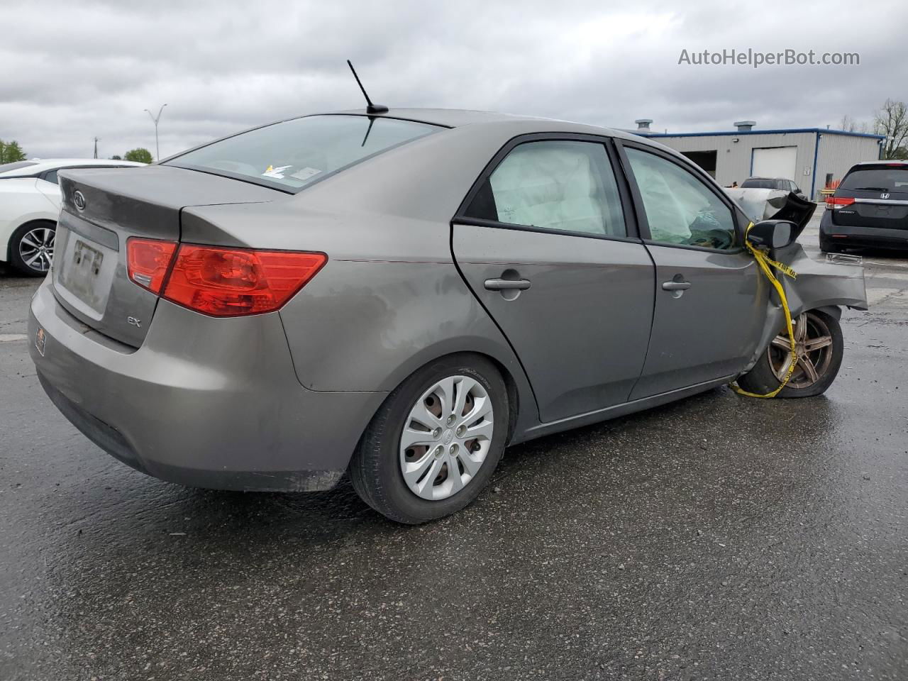 2012 Kia Forte Ex Gray vin: KNAFU4A29C5552526