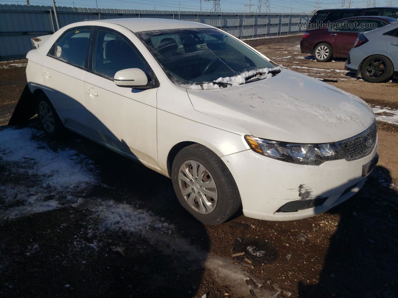 2012 Kia Forte Ex White vin: KNAFU4A29C5555250