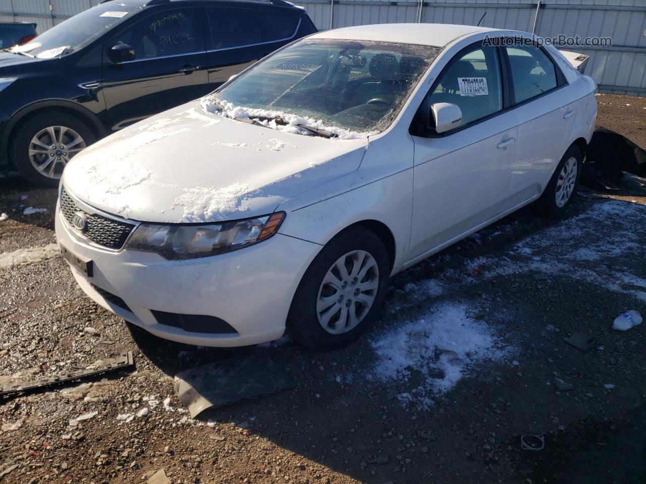 2012 Kia Forte Ex White vin: KNAFU4A29C5555250