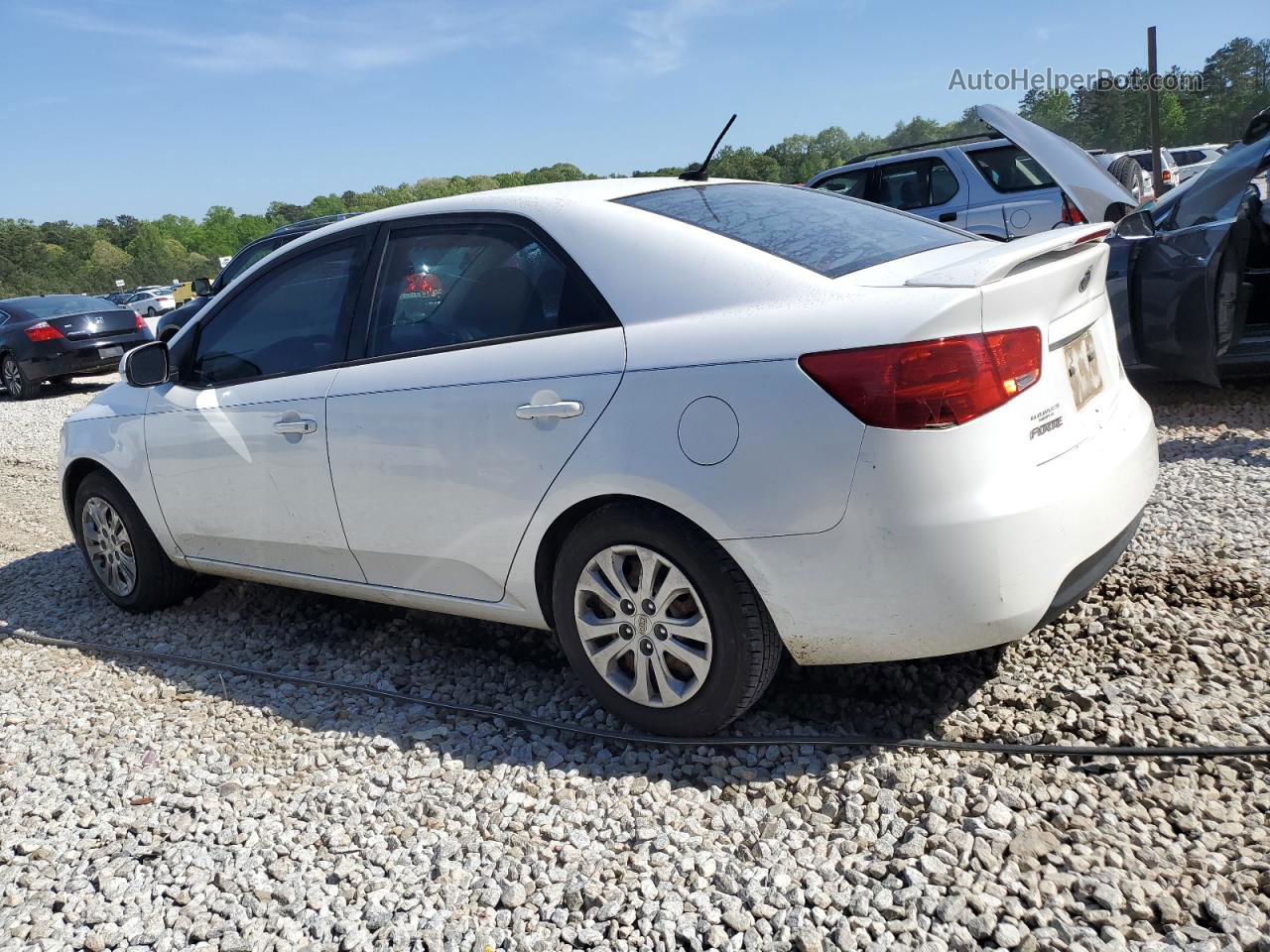 2012 Kia Forte Ex Белый vin: KNAFU4A29C5556804