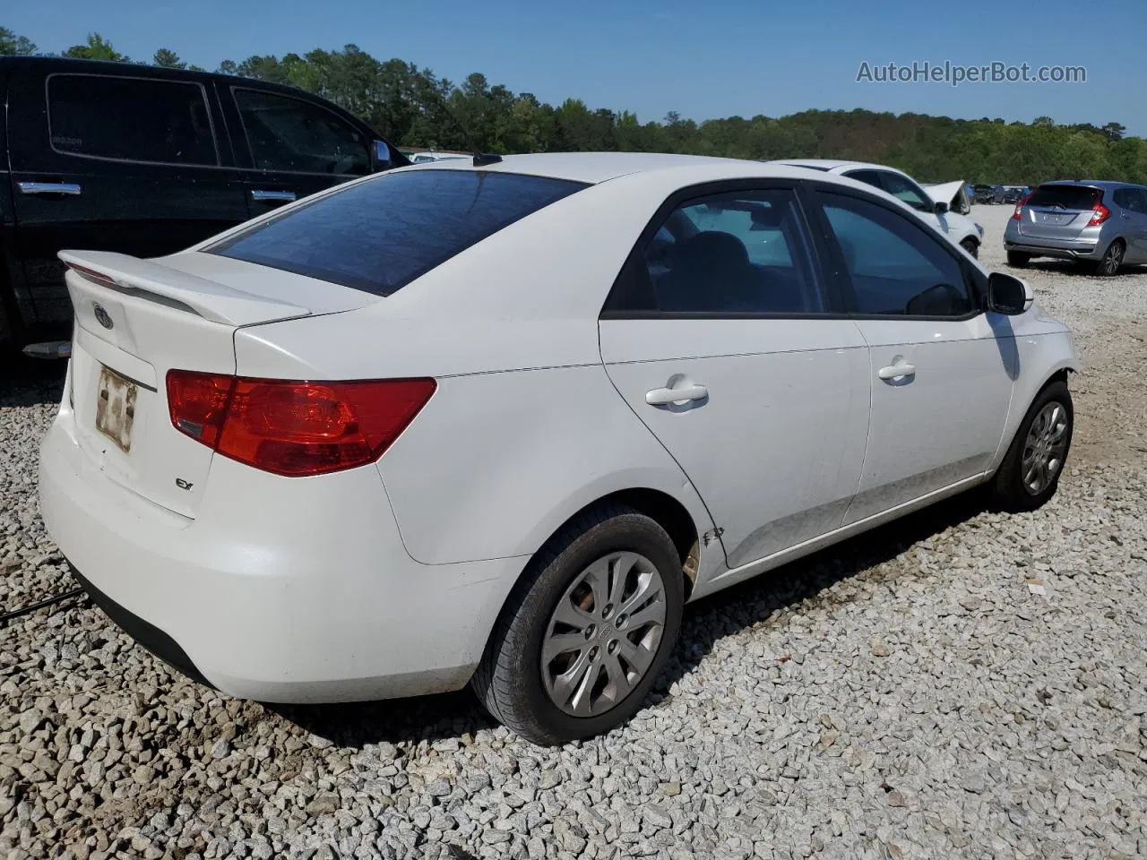 2012 Kia Forte Ex Белый vin: KNAFU4A29C5556804