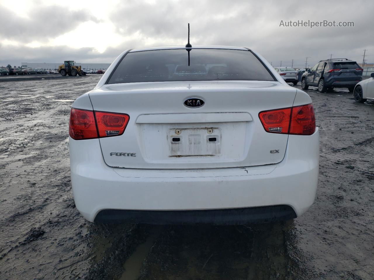 2012 Kia Forte Ex White vin: KNAFU4A29C5557662