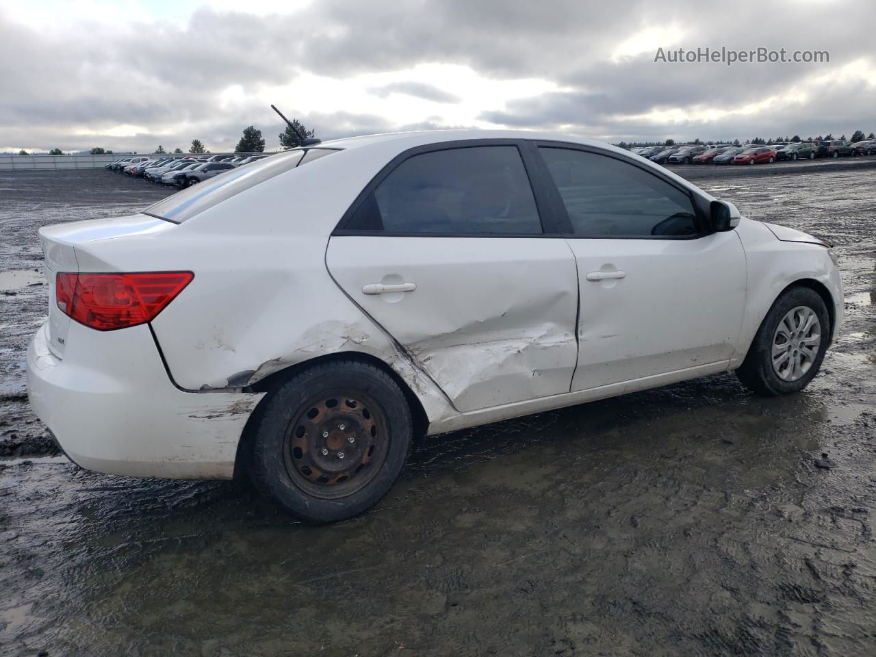 2012 Kia Forte Ex White vin: KNAFU4A29C5557662