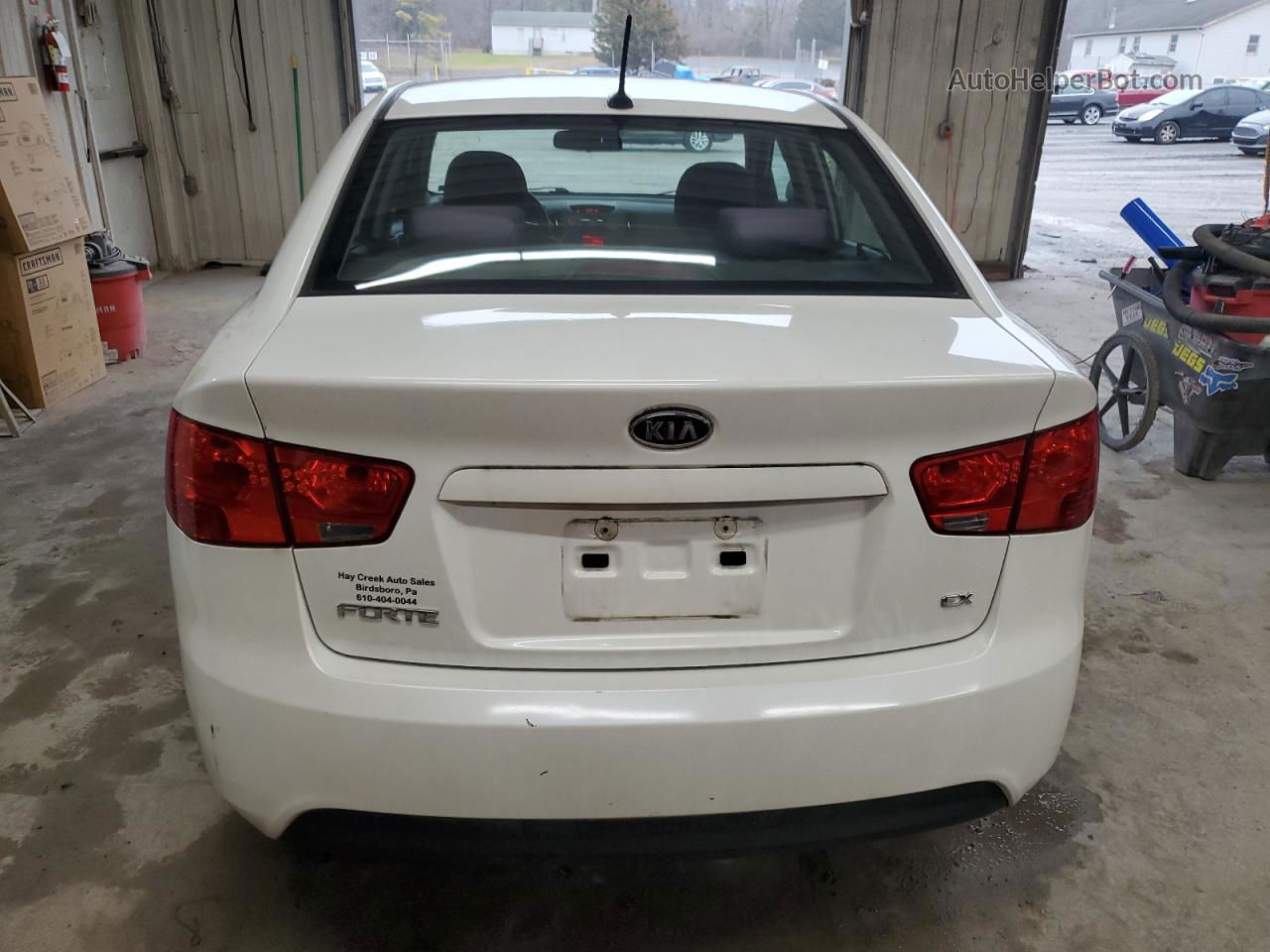 2012 Kia Forte Ex White vin: KNAFU4A29C5579600