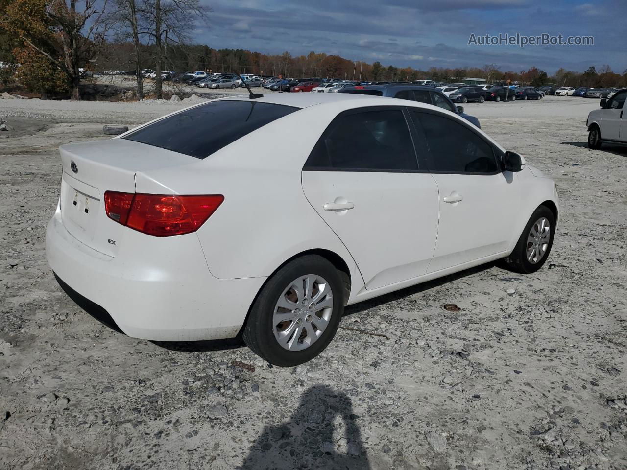 2012 Kia Forte Ex Белый vin: KNAFU4A29C5580326