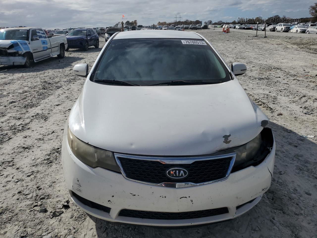 2012 Kia Forte Ex Белый vin: KNAFU4A29C5580326