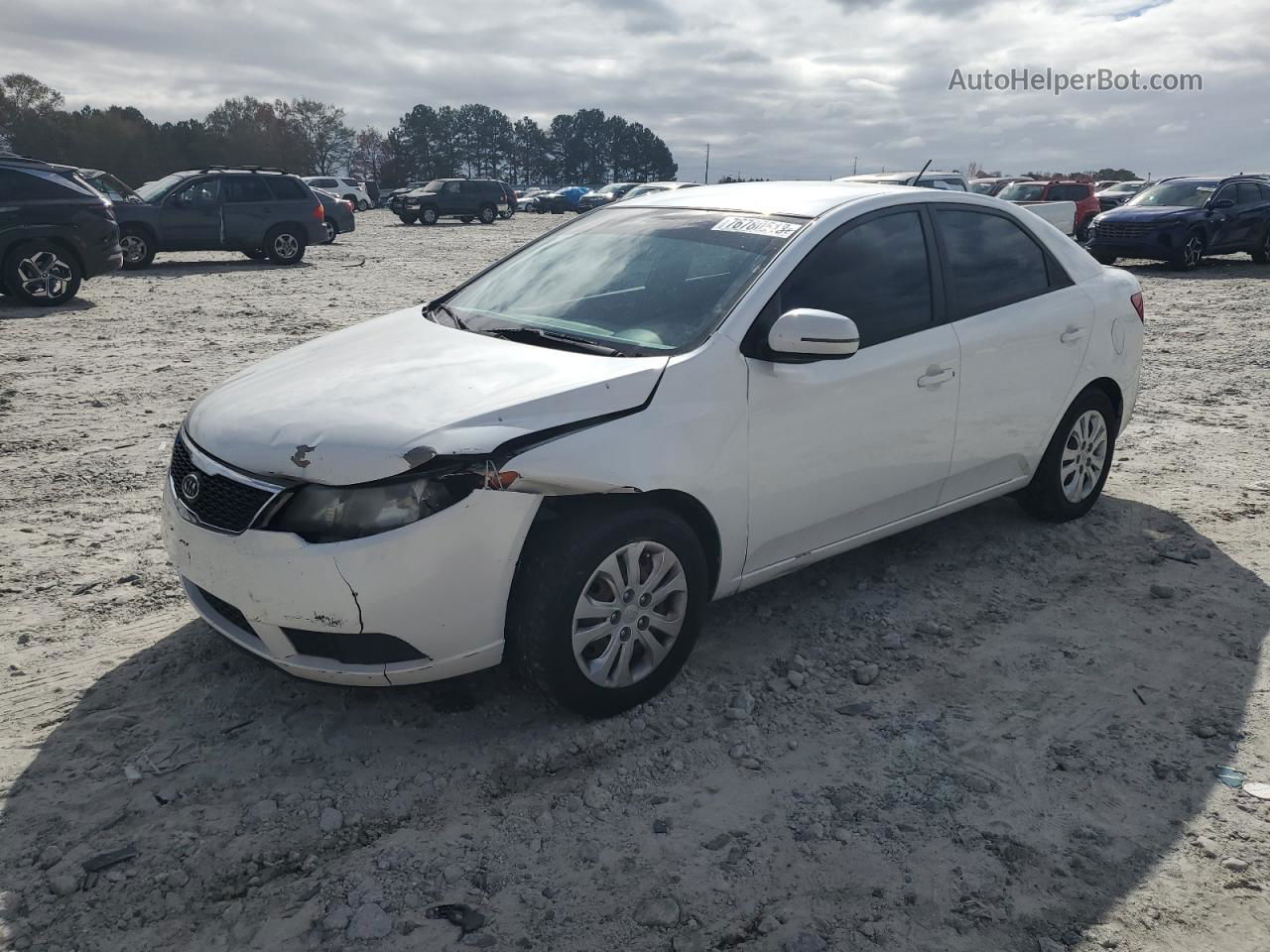 2012 Kia Forte Ex Белый vin: KNAFU4A29C5580326