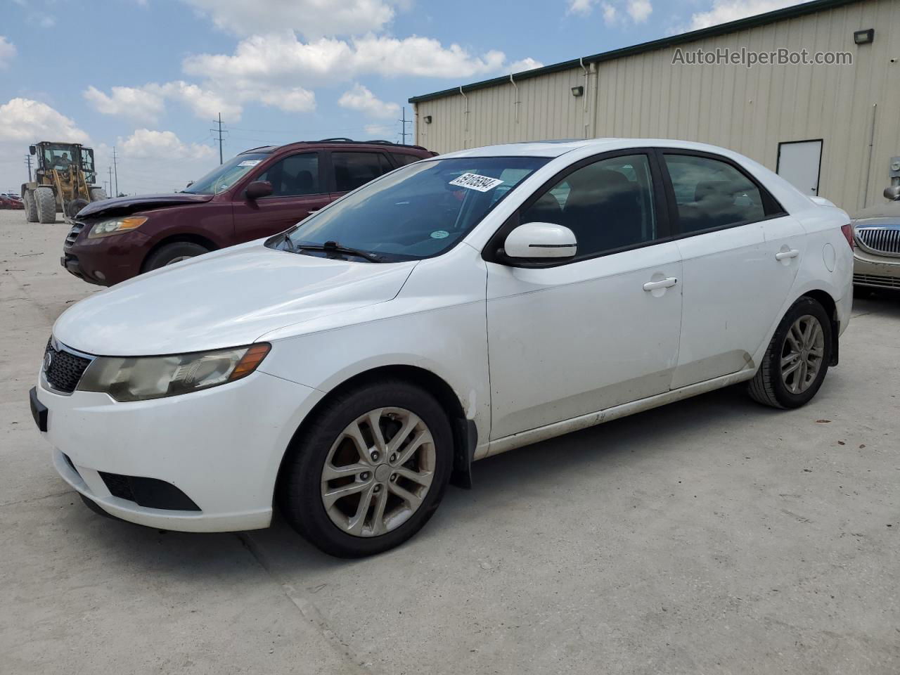 2012 Kia Forte Ex White vin: KNAFU4A29C5585347