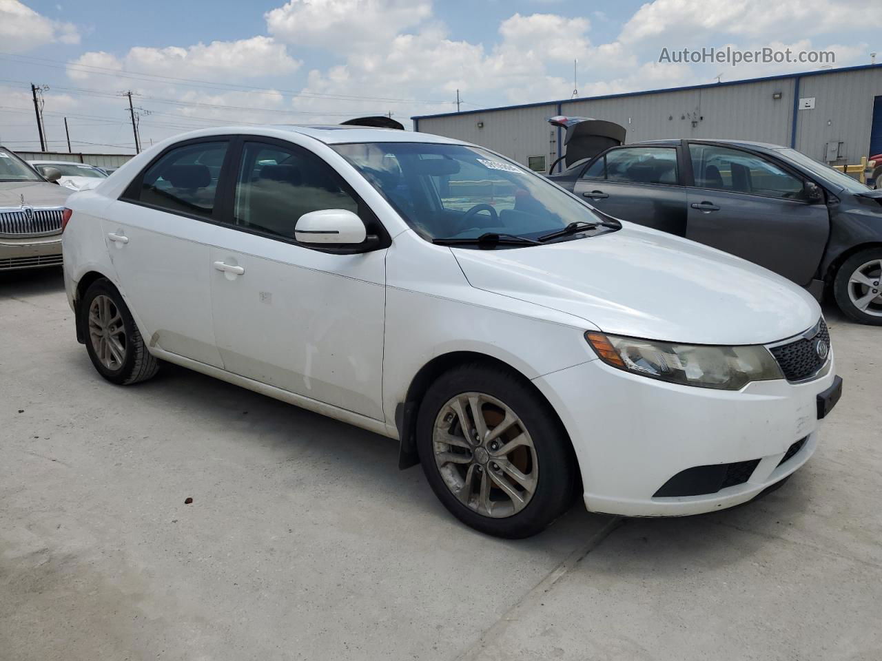 2012 Kia Forte Ex White vin: KNAFU4A29C5585347